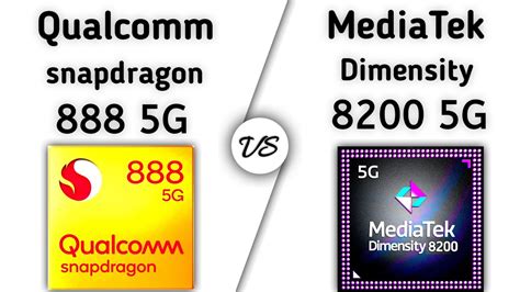 snapdragon 888 vs dimensity 8200